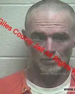 Booking photo of David Thomas Banks, Giles County, May 17, 2020