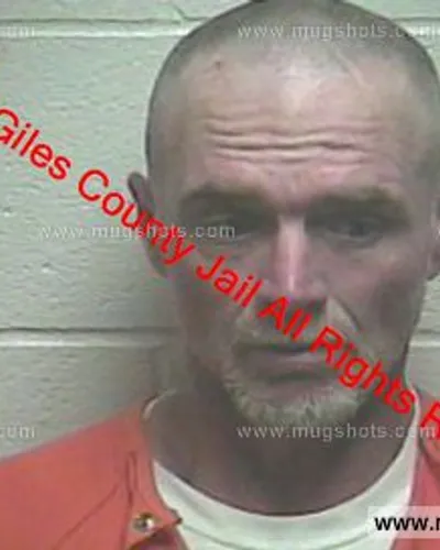 Booking photo of David Banks, Giles County, May 17, 2020