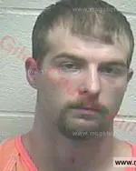 Booking photo of TRAVIS Wayne ROWLAND, Giles County, Oct 18, 2015