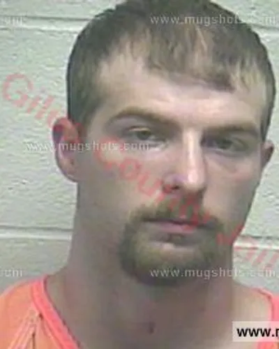 Booking photo of TRAVIS Wayne ROWLAND, Giles County, Oct 18, 2015