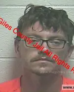 Booking photo of Eric Levi Bue, Giles County, Sep 27, 2019