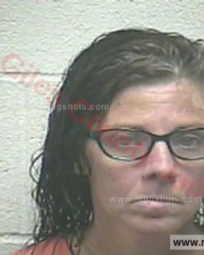 Booking photo of Bethany Luann Bartlett, Giles County, Oct 10, 2017