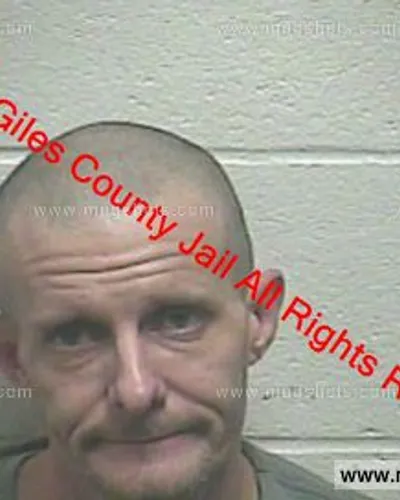 Booking photo of Benjamin Patrick Calvert, Giles County, Mar 8, 2019