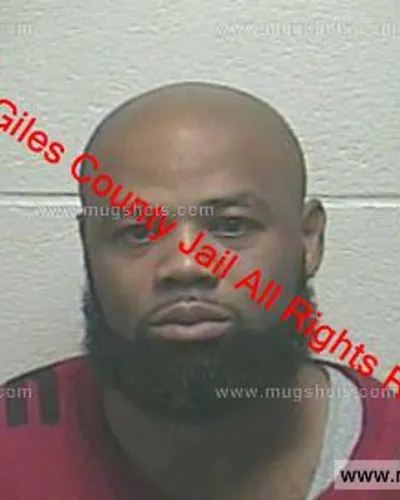 Booking photo of Marcus Dean, Giles County, Oct 5, 2019