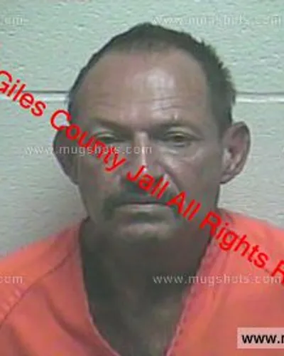 Booking photo of John Compton, Giles County, Oct 30, 2019