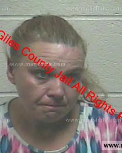 Booking photo of Kimberley Rogers, Giles County, May 22, 2020