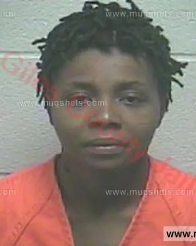 Booking photo of Samantha Glenn Houston, Giles County, Dec 20, 2016