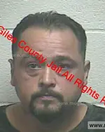 Booking photo of Robert Paul Munoz, Giles County, Nov 20, 2019