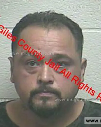 Booking photo of Robert Paul Munoz, Giles County, Nov 20, 2019