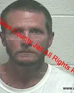 Booking photo of Thomas Kyle Huff, Giles County, Apr 10, 2019