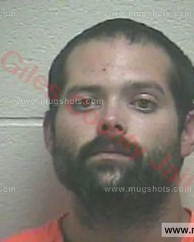 Booking photo of William Andrew Owens, Giles County, Apr 13, 2017