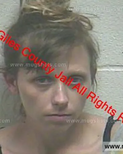 Booking photo of Brittany Adams, Giles County, Feb 23, 2019