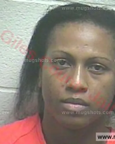 Booking photo of Latonya Gardner, Giles County, Aug 3, 2016