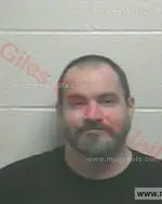 Booking photo of David Eugene Jackson, Giles County, Feb 23, 2018