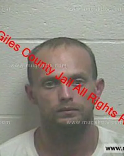 Booking photo of Mason Fuson, Giles County, Jan 8, 2020