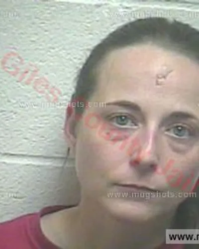 Booking photo of Ashley Cunningham, Giles County, Apr 3, 2016
