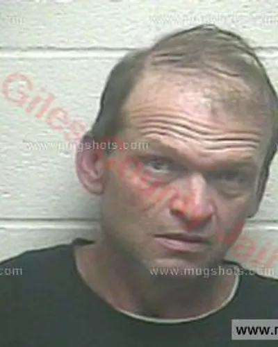 Booking photo of Donald Gene Mcconnell, Giles County, Mar 29, 2017