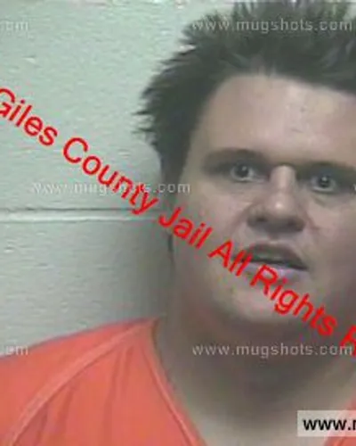 Booking photo of Brandon Lovell, Giles County, Dec 25, 2018