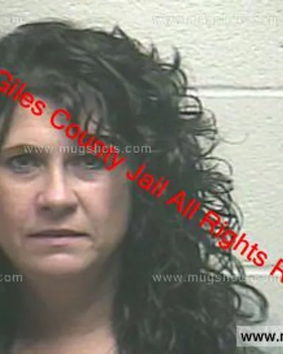 Booking photo of Dawn Garcia, Giles County, Jan 16, 2020