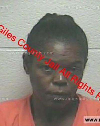 Booking photo of Carisa Simmons, Giles County, Sep 27, 2019