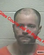 Booking photo of Jeremy Thomas Taylor, Giles County, Dec 23, 2019