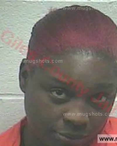 Booking photo of Maria Ricks, Giles County, Jun 10, 2017