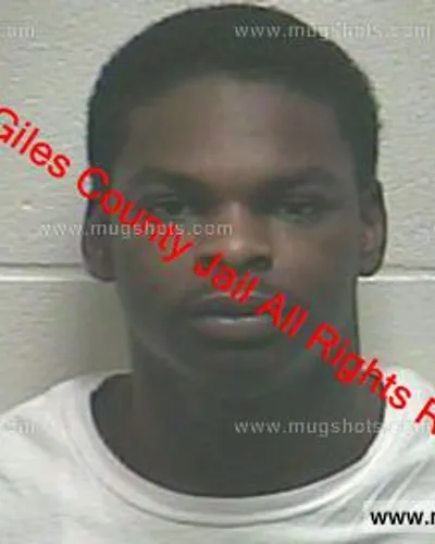 Booking photo of Trickeon Ruffin, Giles County, May 28, 2019