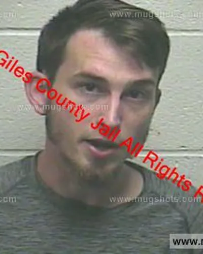 Booking photo of Zackary Stinnett, Giles County, Apr 28, 2019