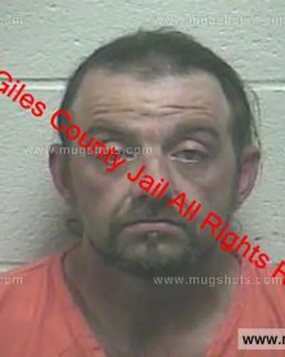 Booking photo of MICHAEL DAVID WORD, Giles County, May 16, 2019