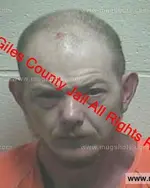 Booking photo of Donald Jason Woodard, Giles County, May 4, 2020