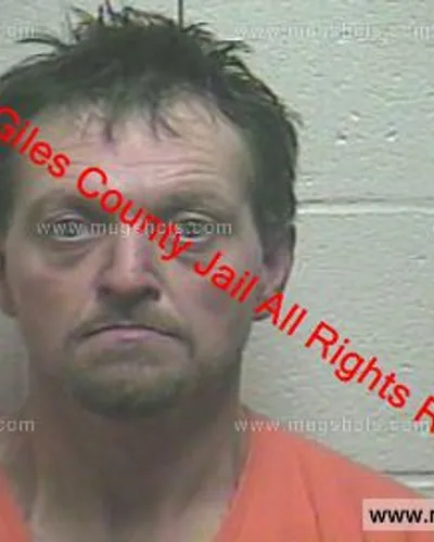 Booking photo of Joseph Redmon, Giles County, Jan 16, 2020