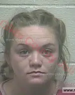 Booking photo of Ginny Lynn Keel, Giles County, Oct 19, 2017