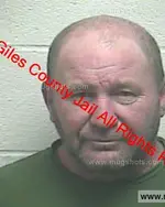 Booking photo of Guy Alan Vonroeder, Giles County, Jan 21, 2019