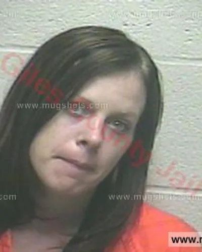 Booking photo of Heather Prince, Giles County, Jun 6, 2016