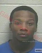 Booking photo of Quenton Donnell Braden, Giles County, Mar 27, 2017