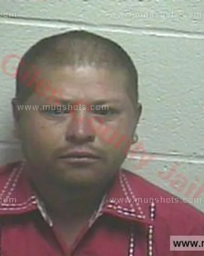 Booking photo of Juan Moreno, Giles County, May 21, 2016
