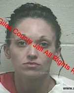 Booking photo of Candace Renee Jones, Giles County, Mar 5, 2019