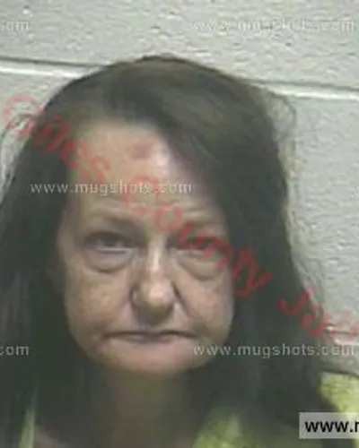 Booking photo of Sheila Ann Marler, Giles County, Aug 27, 2016