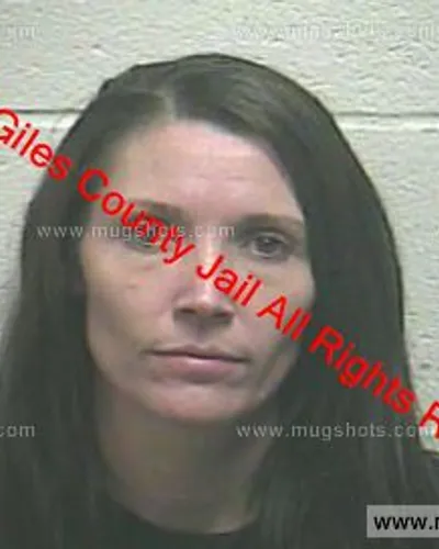 Booking photo of Ginger Michelle Johnson, Giles County, Mar 14, 2019