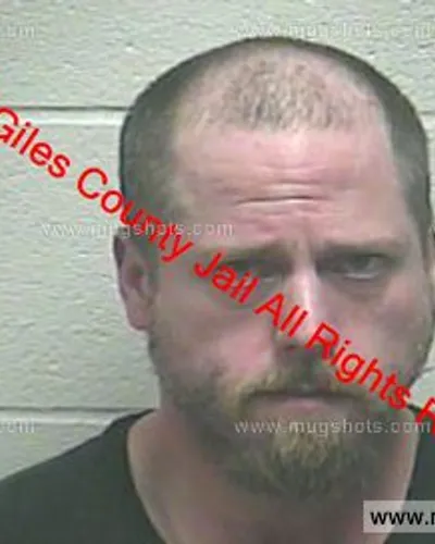 Booking photo of Kevin Kimbrough, Giles County, Mar 14, 2019