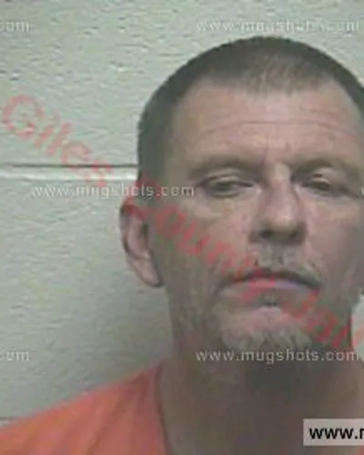 Booking photo of Jeffrey Lee Taylor, Giles County, Sep 21, 2017