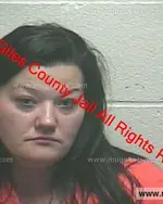 Booking photo of Jasmine Nicole Woodard, Giles County, Nov 22, 2019