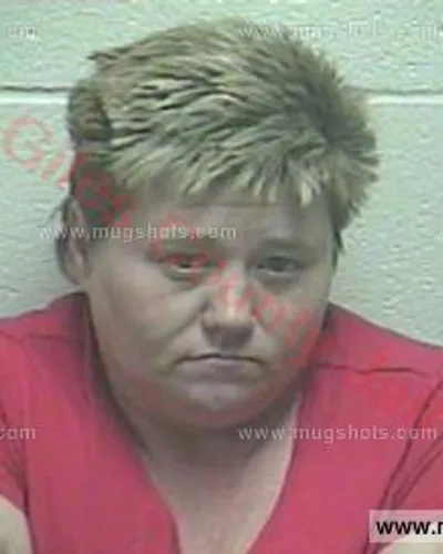 Booking photo of Tina Townsend, Giles County, Feb 2, 2018