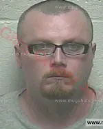 Booking photo of Justin Wayne Walkington, Giles County, Feb 21, 2018