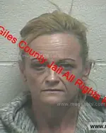 Booking photo of Patricia Lynn Edwards, Giles County, Jan 17, 2019