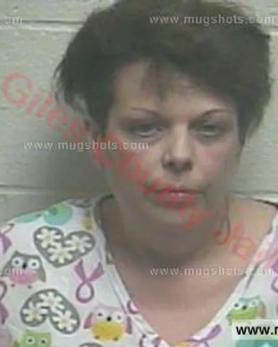 Booking photo of Teresa Ferguson, Giles County, Nov 3, 2016