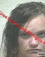 Booking photo of Montanna Ann Perry, Giles County, May 16, 2020