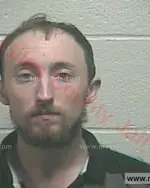 Booking photo of Dustin David Wnuk, Giles County, Jan 9, 2018