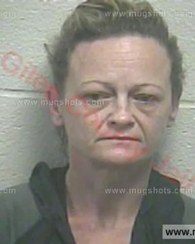 Booking photo of Patricia Lynn Edwards, Giles County, Feb 25, 2016