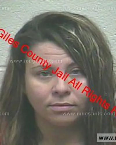 Booking photo of Amber Shelaine Blade, Giles County, Dec 25, 2018